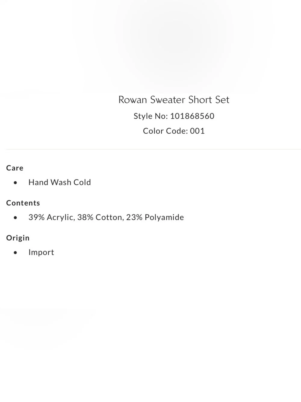 NWT Free People XS Free~est Rowan Sweater Shorts Set in Black 2 Piece $98 New